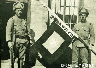 80年前日寇鏡頭下的老照片某師師旗,還有15噸重的鐵佛&hellip;